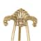 55.25" Gold Metal Large Foldable 2-Tier Display Easel with Scroll Finial